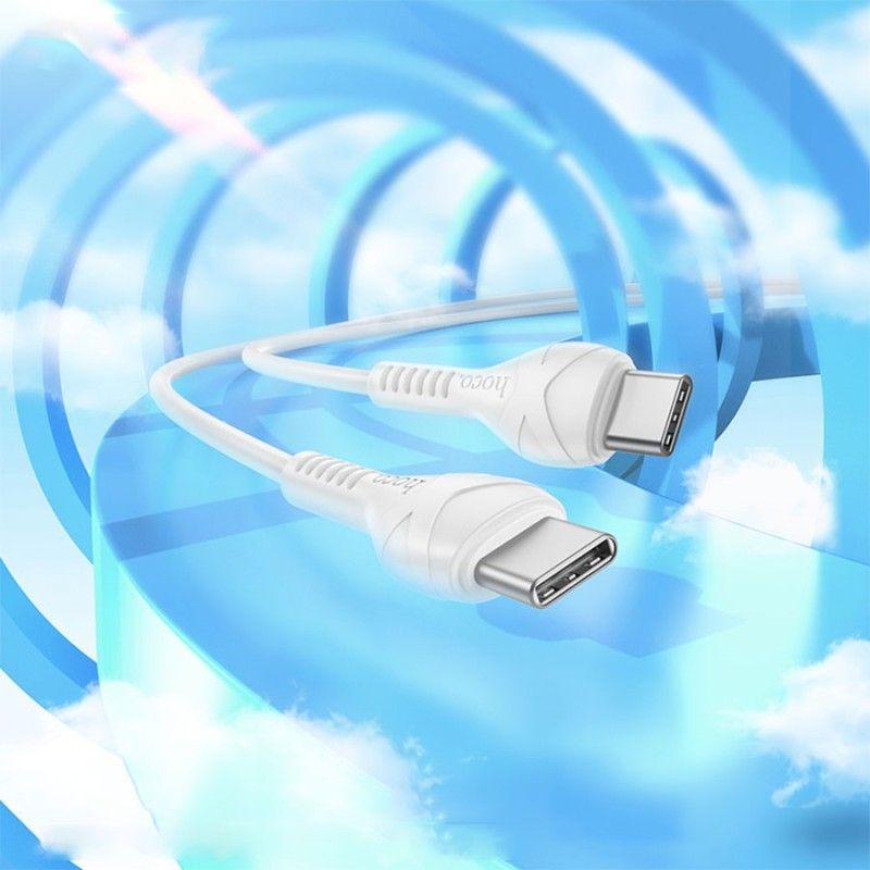 HOCO X37 USB-C to USB-C 60W Fast Charging & Data Cable 1M | PD Charging Cable for Android, Tablets & Laptops