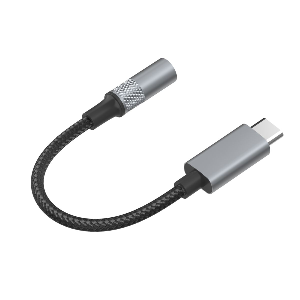 LDNIO USB Type-C to 3.5mm Female Headphone Jack Adapter | Digital Audio Converter Cable | Hi-Fi DAC Audio Adapter