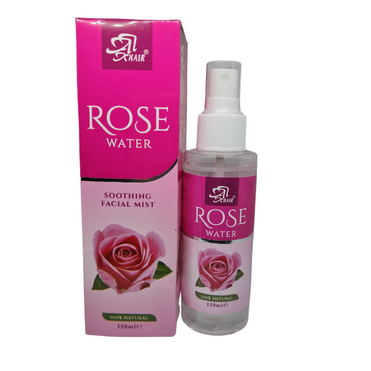 Al Khair Rose Water Facial Mist 120ml – 100% Natural Hydrating & Refreshing Face Toner Spray