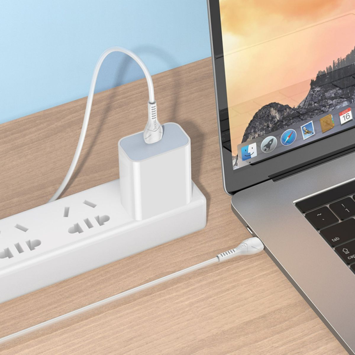 HOCO X37 USB-C to USB-C 60W Fast Charging & Data Cable 1M | PD Charging Cable for Android, Tablets & Laptops