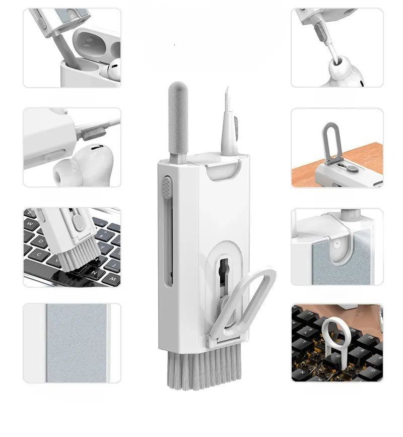 HOCO DI35 8-in-1 Multifunction Cleaning Kit for Phone, Earbuds, Keyboard, Laptop & Screen