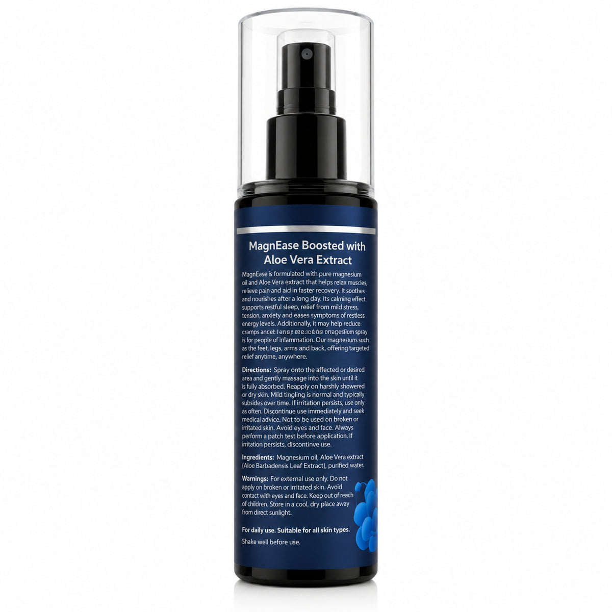 Dr. Herbalist Magnesium Body Spray 120ml – Topical Magnesium Oil Spray for Muscle Relaxation & Recovery