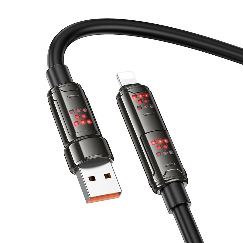 240W 4-in-1 LED Fast Charging & Data Cable | USB-A/USB-C to USB-C & Lightning Multi Charging Cable (1.2M)