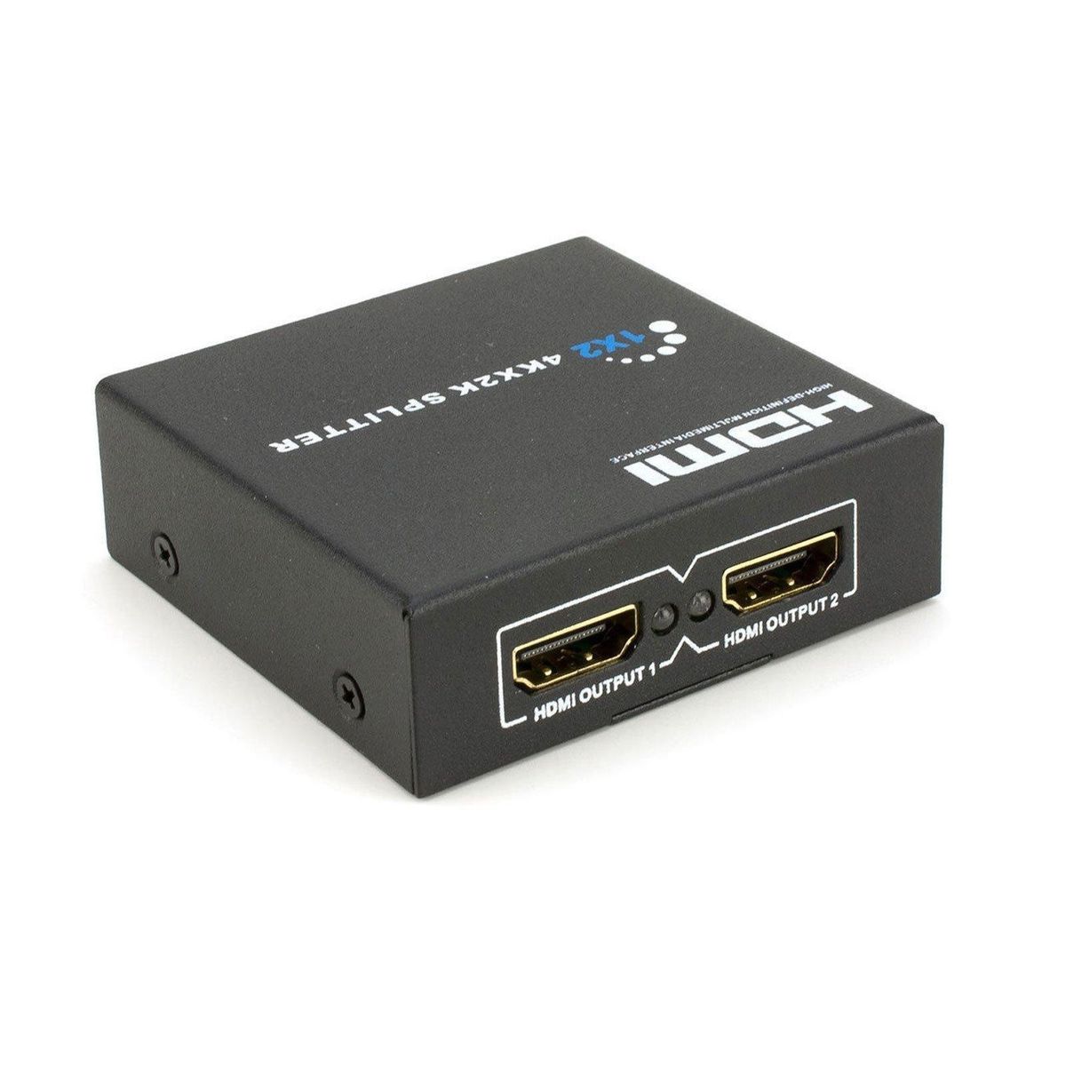HDMI Splitter 1x2 4K Ultra HD | 1 Input 2 Output HDMI Signal Splitter | Supports 3D & Full HD 1080P