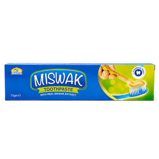 Al Khair Miswak Toothpaste 70g – Fluoride-Free with Real Miswak Extract
