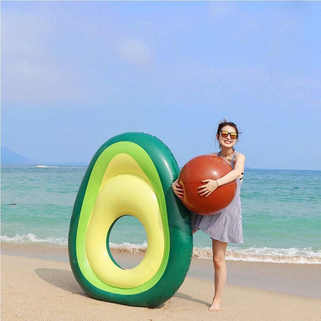 Giant Avocado Pool Float with Removable Ball