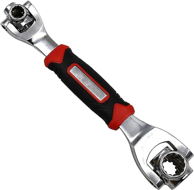 Universal 48-in-1 Multi-Function 360° Rotating Socket Wrench – Adjustable Universal Spanner Tool for Car, Bike & Home Repair