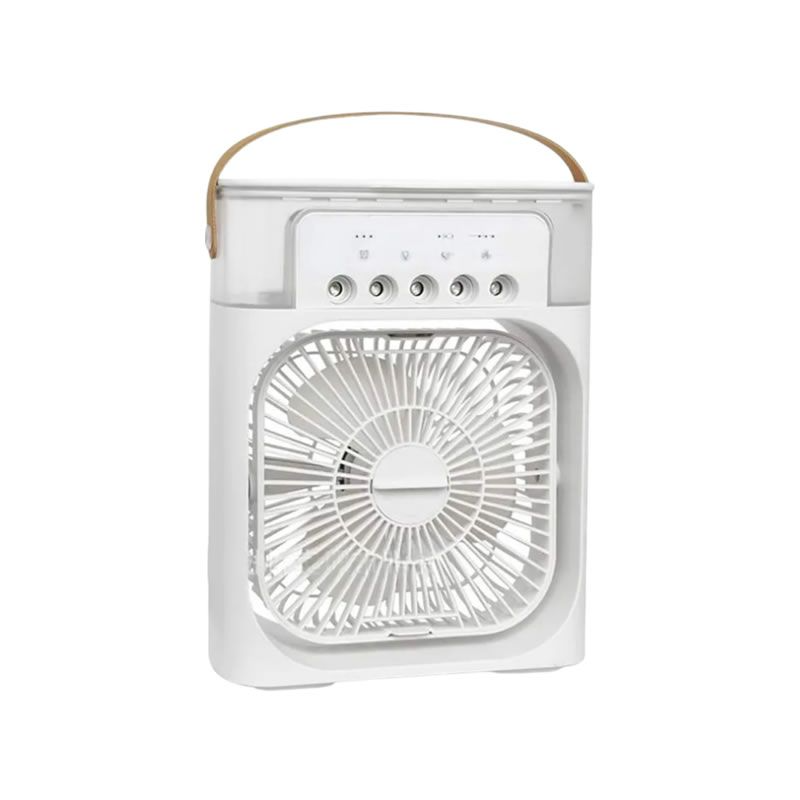 Mini Personal Air Cooler Fan with Portable Handle - Compact Desktop Cooling Fan