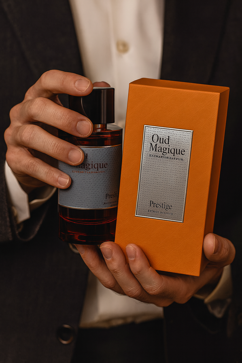 Prestige Oud Magique Extrait de Parfum 100ml | Unisex Warm Vanilla & Woody Luxury Perfume