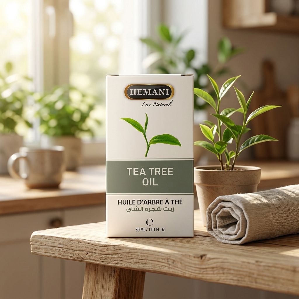 Hemani Tea Tree Oil 30ml Natural Herbal Oil for Skin Hair and Body Care