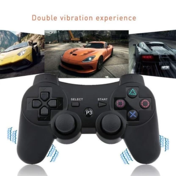 Wireless Controller Compatible with PS3 – Dual Analogue Gamepad with D-Pad & Action Buttons
