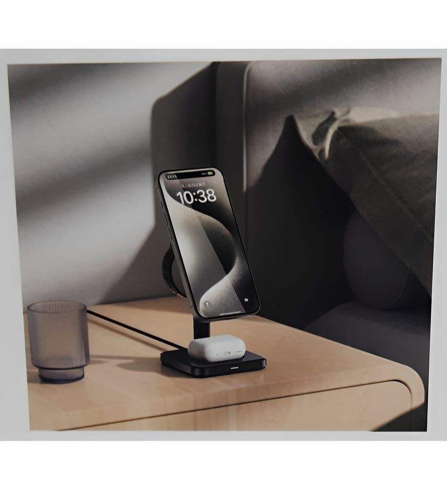 VIPLATINA VD10 3-in-1 15W Fast Wireless Charging Station | Qi Charger for Phone, Smartwatch & Earbuds