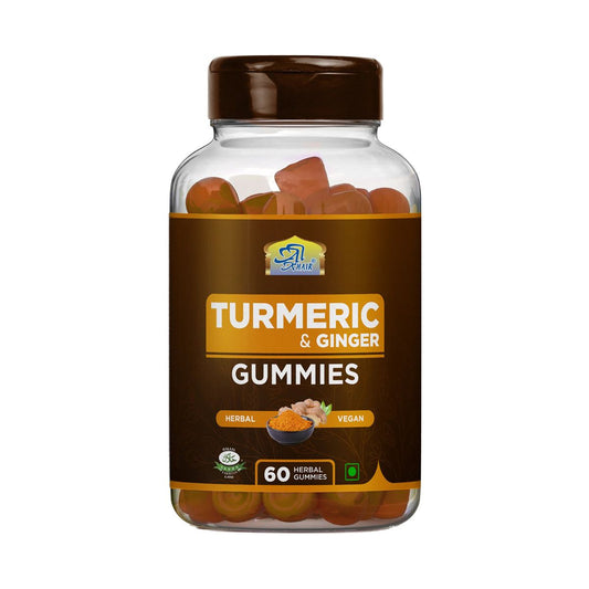 Al Khair Turmeric & Ginger Gummies 60 Count | Vegan Herbal Dietary Supplement Gummies