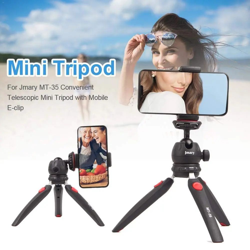 JMARY MT-35 Portable Mini Tripod for Cameras & Smartphones