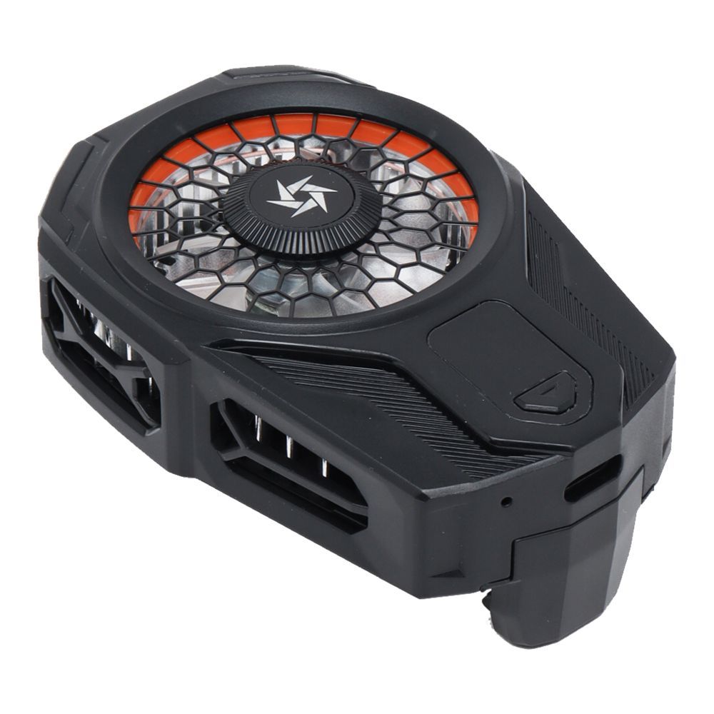 XO SL08 Mobile Phone Cooler – RGB Gaming Cooling Fan with Temperature Display, 2-Speed Semiconductor Radiator for iPhone & Android