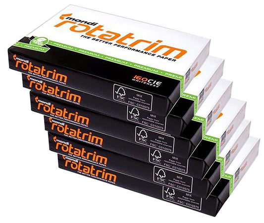 Mondi Rotatrim A4 Copy Paper 80 GSM - 6 Ream Pack (3,000 Sheets) | Premium Multipurpose Printer Paper