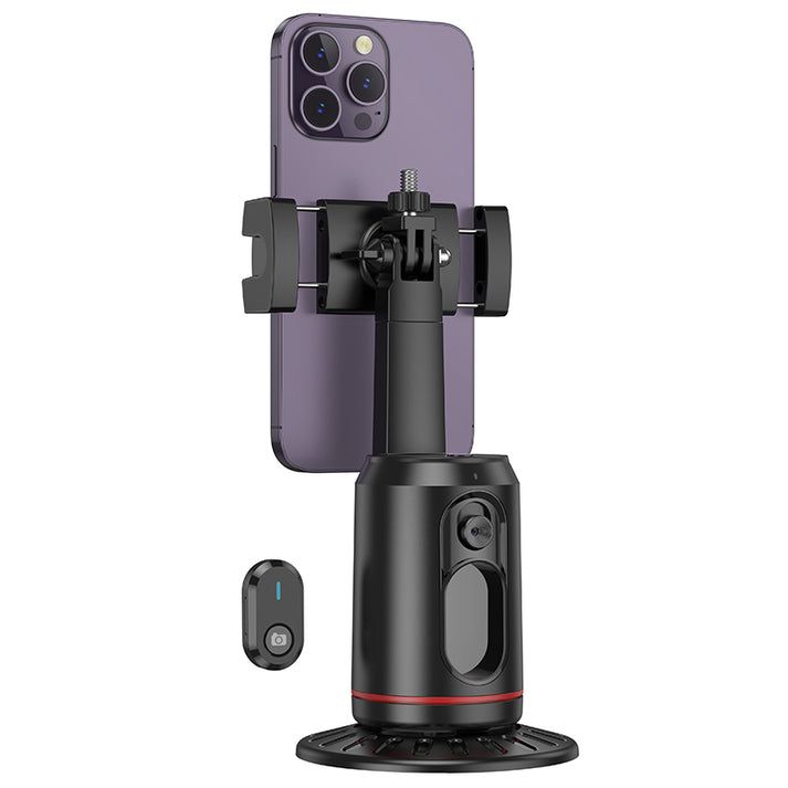 HOCO K23 Lotus Smart Auto Face Tracking Phone Holder | 360° Rotating Smartphone Stand with Bluetooth Remote