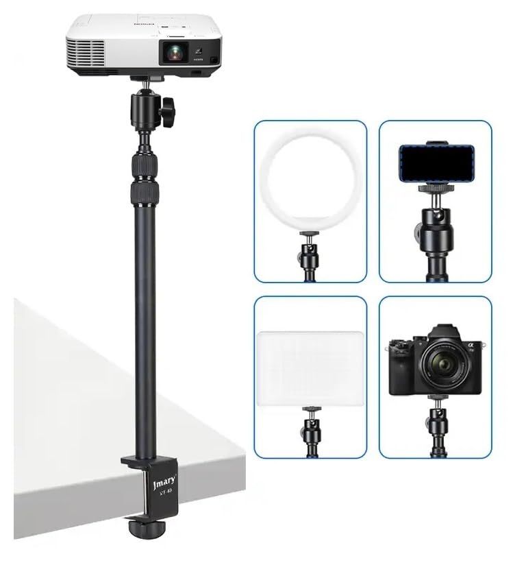Jmary MT-49 1M Table Mount Stand for Cameras & Ring Lights