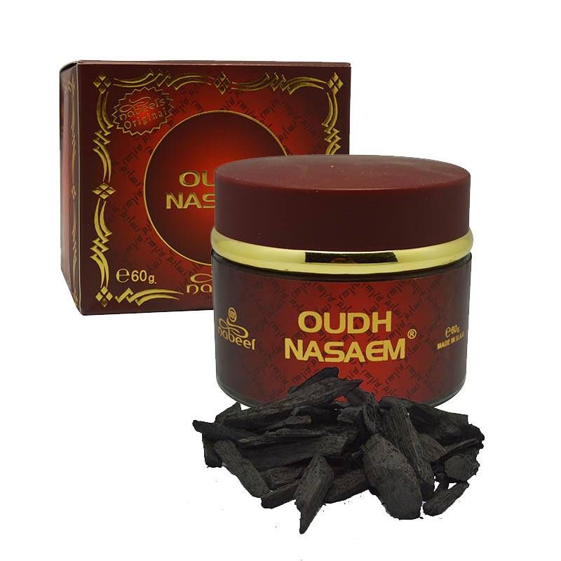 Nabeel Oudh Nasaem Bakhoor 60g – Premium Arabic Incense with Long-Lasting Oud Fragrance