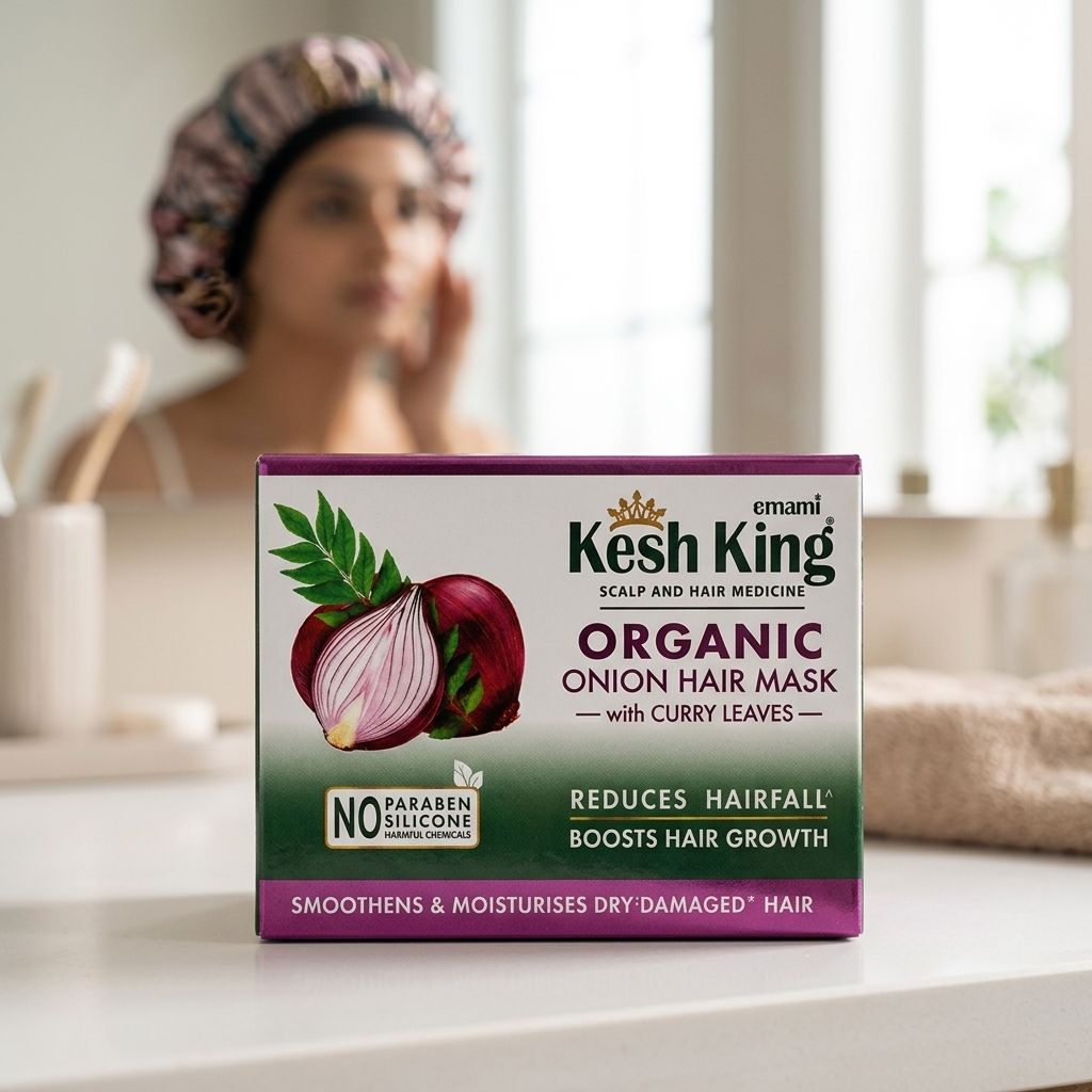 Kesh King Organic Onion Hair Mask with Curry Leaves 200ml